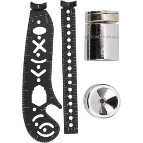 Drawing Ruler, Iron Magnetic Compass Measurement Drawing Accessory Scribing Tool For Periodical Enthusiasts Artists Designers(Black, 17mm) (Option: Default)
