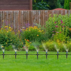 Upgraded Drip Irrigation System Kit 75FT, Adjustable Misting Nozzles & Leak-Proof Design for Garden Greenhouse Outdoor Plants (Option: AS PIC)