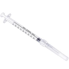 BSTEAN 25 Pack 1ml Syringe With 27Ga 1/2 Inch Needle For Liquid Dispensing,Measuring,Refilling (Option: Default)