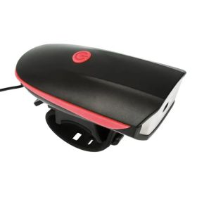 Bike Headlight USB Rechargeable LED Bicycle Front Light Rear Tail Light (Option: Black)