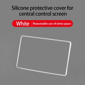 Model 3/Y Central Control Screen Silicone Protective Cover (Option: Default)