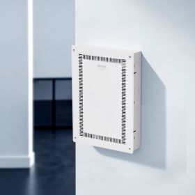 Structured Media Enclosure 20 In Recessed In-Wall TV Media Box With Cover (Option: white)