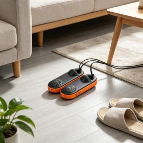 Portable Electric Shoe & Boot Dryer, Quick-Dry With Deodorizing, Fits Slippers, Snow Boots, Leather & Canvas Shoes (Option: 00687797)