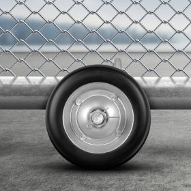 Sliding Gate Kit 6” Heavy Duty Sliding Rollers For Connect Tracks Max.600LBS (Option: silver)