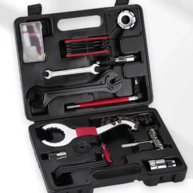 7-in-1 bicycle repair kit, portable bottom bracket removal tool, mountain bike repair crank chain breaker, spoke wrench, flywheel disassembly, re (Option: Bicycle Repair Tool Combination Set)