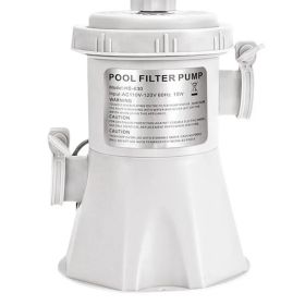 Frame Pool Filter Pump (Option: as shown)